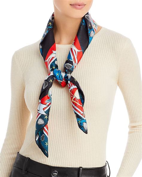 Burberry Mermaid Silk Scarf Jewelry & Accessories